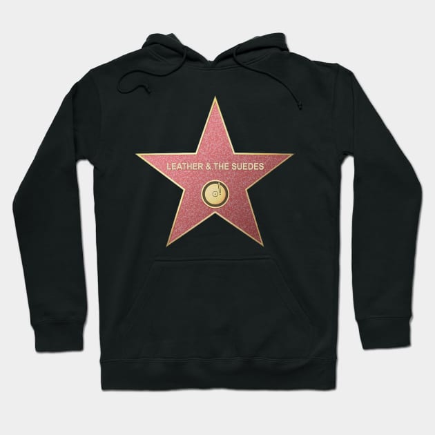 Leather & the Suedes - Hollywood Star Hoodie by RetroZest